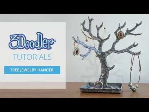 How to Doodle: Tree Jewelry Hanger
