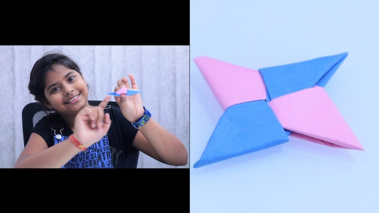 How To Make a Paper Ninja Star (Shuriken) Origami, How To Make A Paper