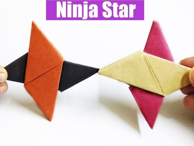 Star How To Make A Paper Ninja Star Shuriken Origami
