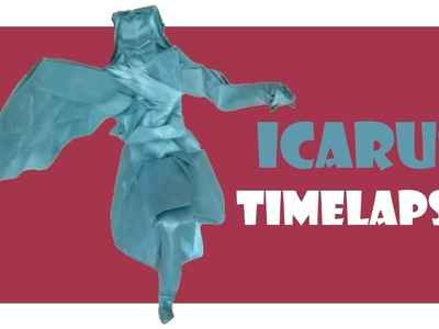 Icarus Origami Timelapse (Hojyo Takashi)
