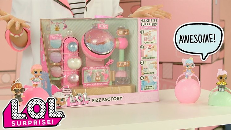 L.O.L. Surprise! | Fizz Factory | Baby Doll Surprise Toys | DIY Charm Fizz Ball Maker Product Demo
