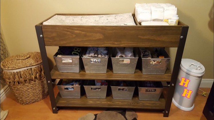 Make A Changing Table - Industrial Furniture DIY Idea