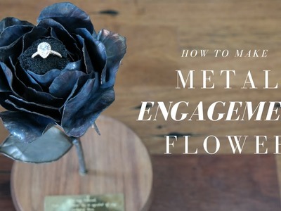 Metal Engagement Ring Rose | DIY