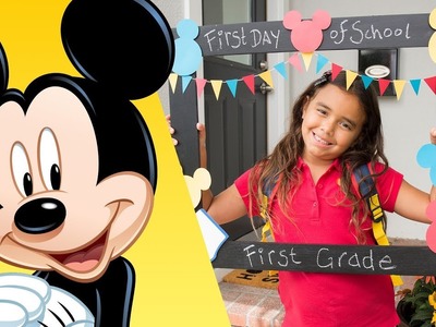 Mickey First Day of School Frame | Disney DIY | Disney Family