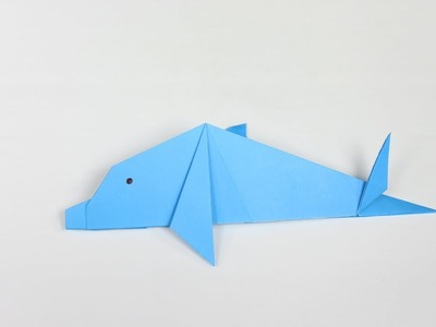 Origami Dolphin; How to Make an Easy Origami Dolphin Step by Step Easy Tutorial for Beginners