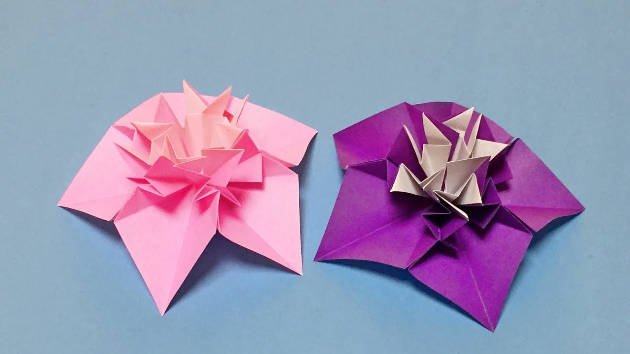 Видео оригами цветок крокус. Оригами how to make easy. Оригами цветы видео. Origami Flower easy. Оригами фиолетовый.