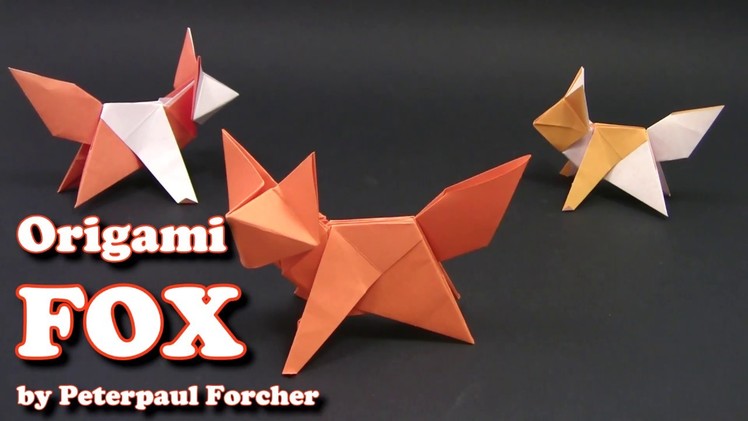 Origami FOX EASY - Yakomoga Origami easy tutorial