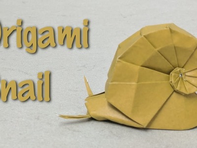 Origami Tutorial: Snail (Shiri Daniel)