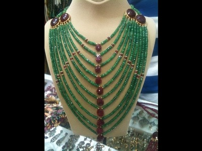 PARTY WEAR  ::: HEAVY BEADS  NECKLACE COLLECTION.