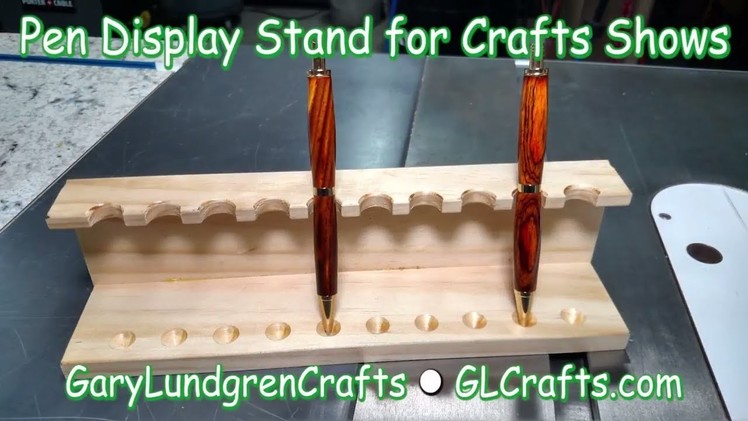 Pen Display Stand for Craft Shows  Ep.2017-30