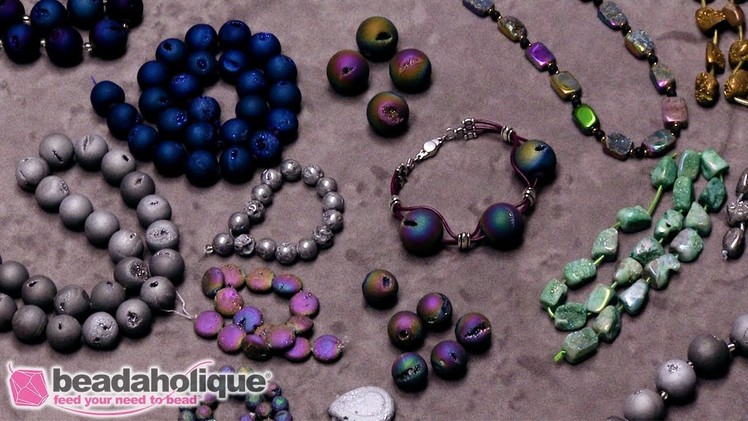 Show and Tell: Gemstone Geode Beads
