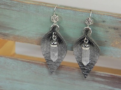 Sizzix Jewelry: Quick Crystal Earrings