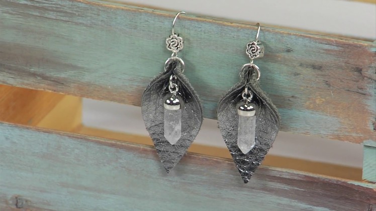 Sizzix Jewelry: Quick Crystal Earrings