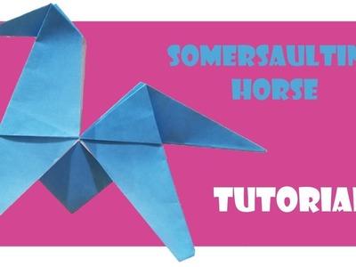 Somersaulting Horse Origami Tutorial (Traditional Model)