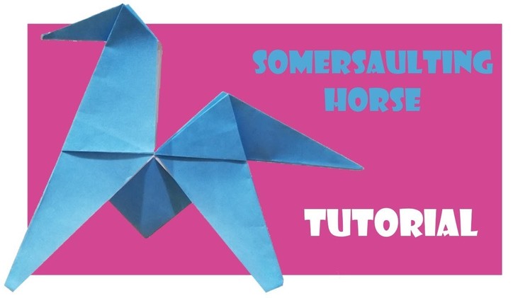 Somersaulting Horse Origami Tutorial (Traditional Model)