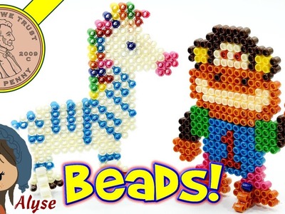 Super Beads 3D Jungle Animal Kids Crafting Set - Fuse With Water - No Hot Iron!