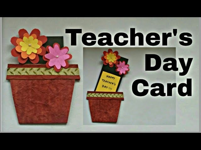 Teacher's Day Card Idea | DIY - Greeting Card for Teacher