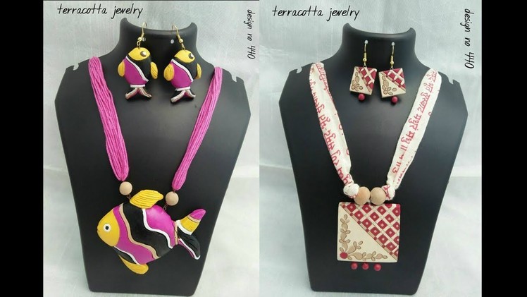 Terracotta Jewelry Designs | Handmade Jewellery | Clay Jewelry | Million Designs