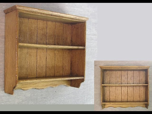 1.12th Scale Cottage Style Wall Shelf Tutorial