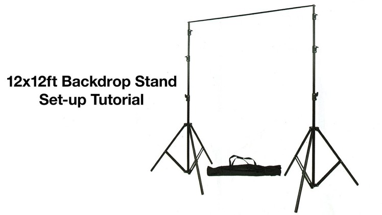 12x12ft Backdrop Stand Tutorial by eFavorMart.com