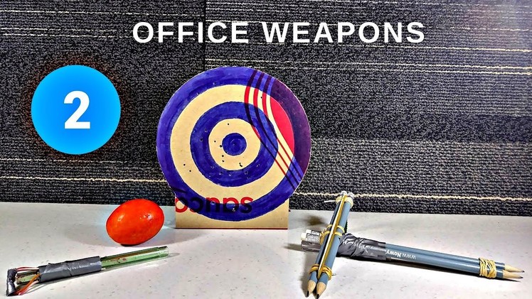 2 Awesome Office Weapons!!! (DIY, Hacks, How to) | TheMakerCentral