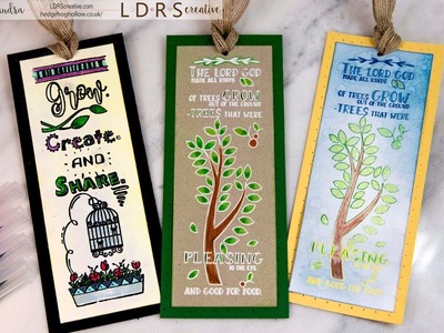 A trio of DIY Bookmark Ideas: A Handmade Cardmaking & Stamping Tutorial