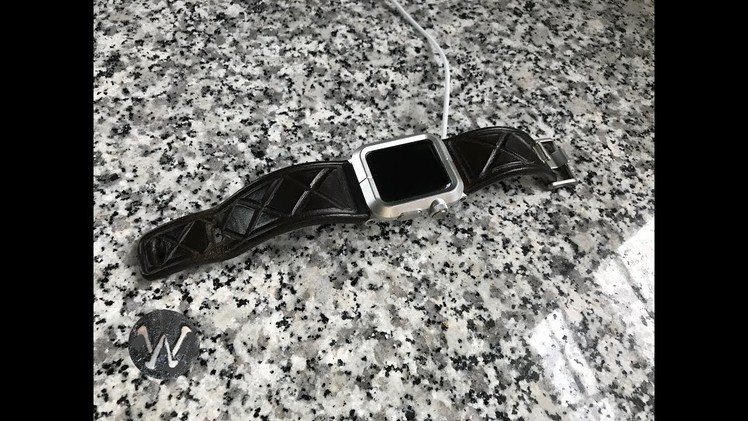 APPLE WATCH 3 DIY LEATHER BAND