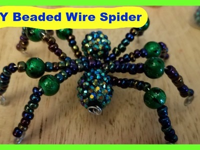 Beaded Wire Spider Tutorial - Simple, Fast & Easy