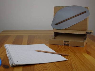 Cardboard Pencil Dispenser | DIY