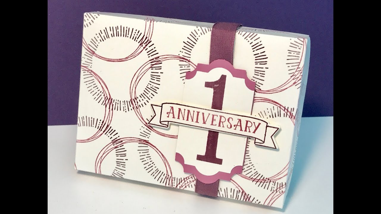 Cheers to the Year - Gift Box Video Tutorial with Stampin' Up Products