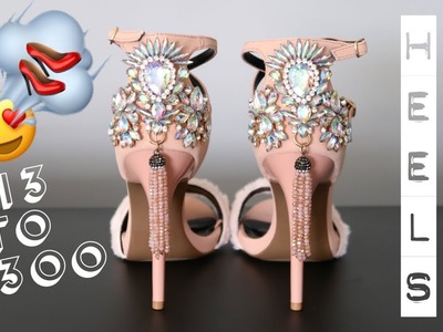 DIY | $13 to $1300 | BLINGED OUT Furry Heels | BellaGemaNails