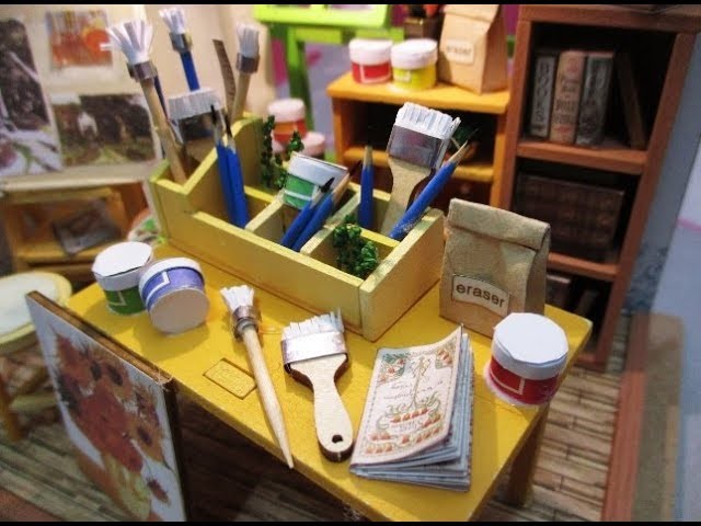 DIY : #188 ADA'S STUDIO - DIY Robotime Miniature Dollhouse Kits ❤