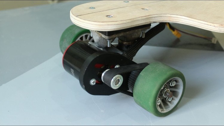 DIY Cheap Electric Longboard - Motor Mount, Belt and Pully - part 2 (under 250$)
