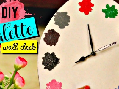 DIY Clock | Palette Wall Clock | Pretty Little Makers