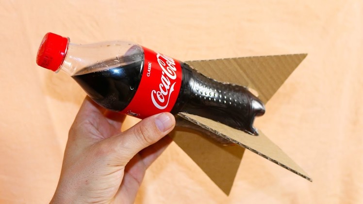 DIY Coca Cola Rocket Launcher from Coca Cola and Cardboard
