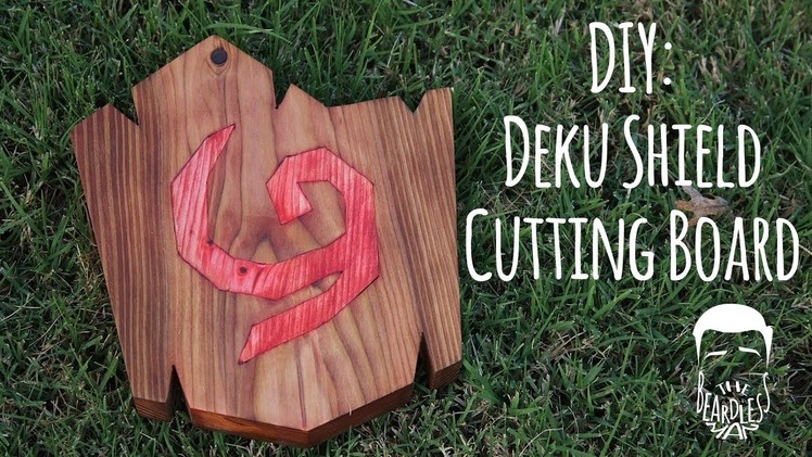 DIY Deku Shield Cutting Board