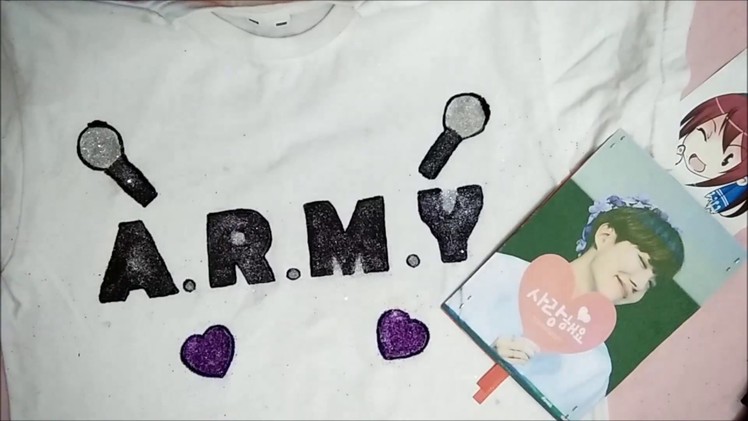 DIY Kpop BTS-ARMY Shirt