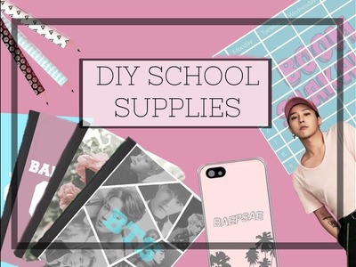 DIY KPOP SCHOOL SUPPLIES | Tina&Lia