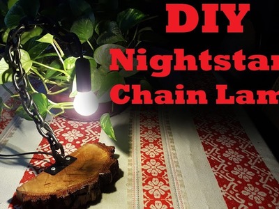 DiY LED Chain Nightstand Lamp