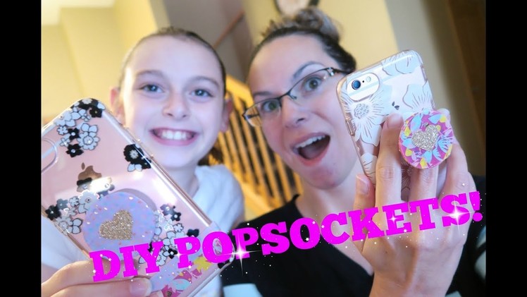 ????DIY POPSOCKETS FOR iPHONES!????| FIRST DAY TV!????