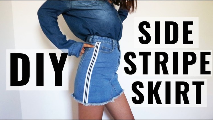 DIY: Side Stripe Skirt | Karen Or