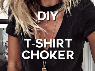 DIY - T-shirt Choker