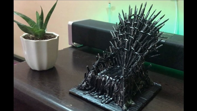 DIY The Iron Throne with Clay