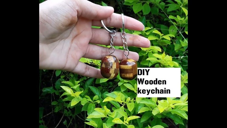 DIY Wooden keychain