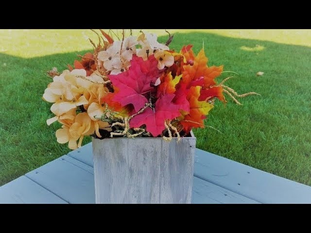 Dollar Tree DIY planter box. Super easy, decorate it w. anything