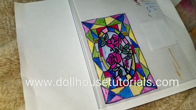 Dollhouse Stained Glass DIY