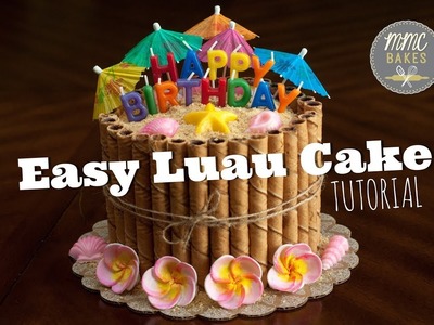 EASY LUAU CAKE TUTORIAL - MMC BAKES