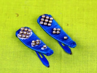Hair pins make stylish DIY - Silk thread fashion hairpins designs - FB Designs