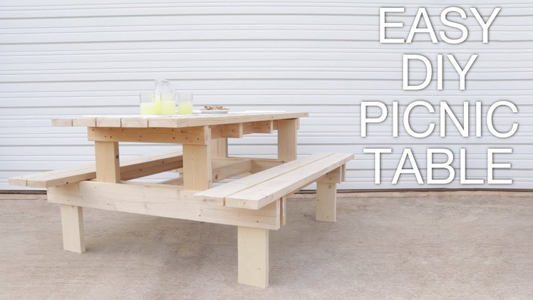 How To Build a Modern Picnic Table | Easy Outdoor DIY | Modern Builds EP. 71