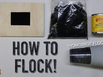 HOW TO FLOCK WITH HOMEMADE FLOCKER **TUTORIAL**
